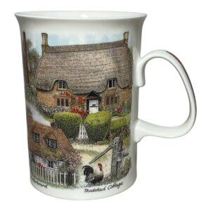 Dunoon Cottages Fine Bone China Coffee Cup 8 oz Made in England Richard Partis